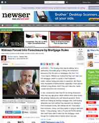 Widows Forced Into Foreclosure by Mortgage Rules: Newser